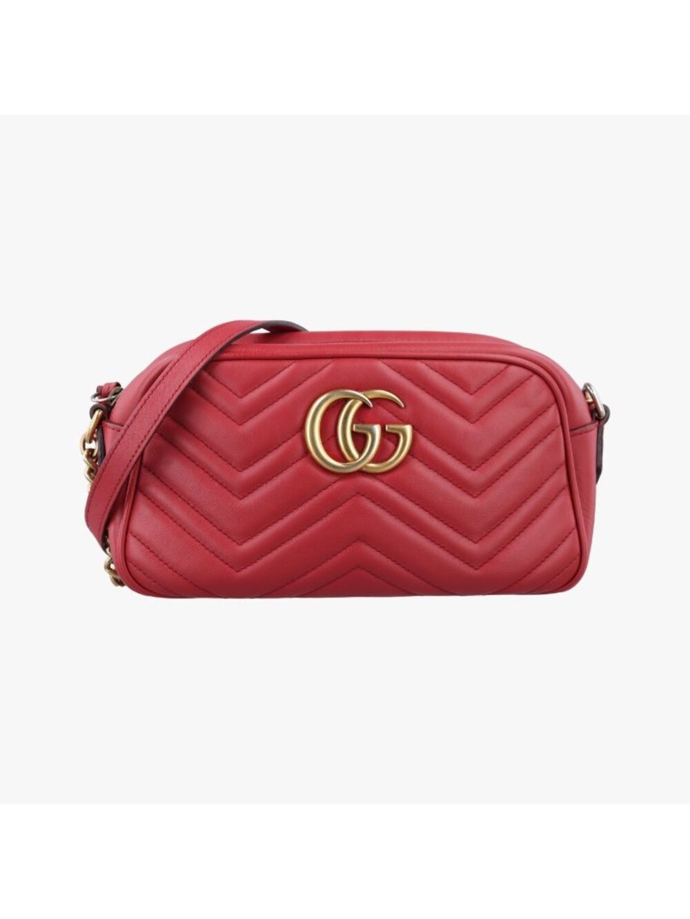 Gucci GG Marmont Red Leather
